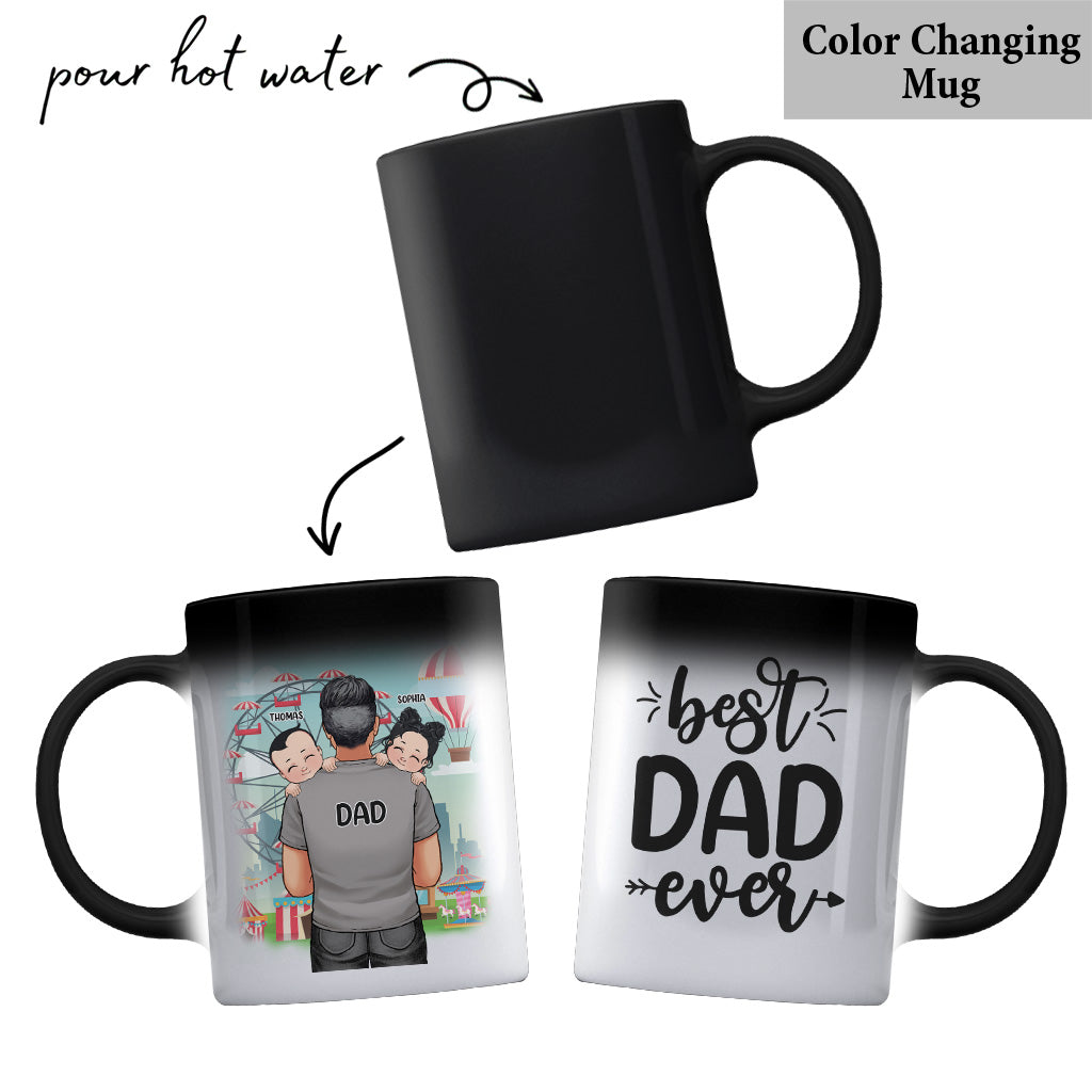 Meilleur papa du monde - Cadeau pour papa, grand-père, oncle, mari - Mug personnalisé