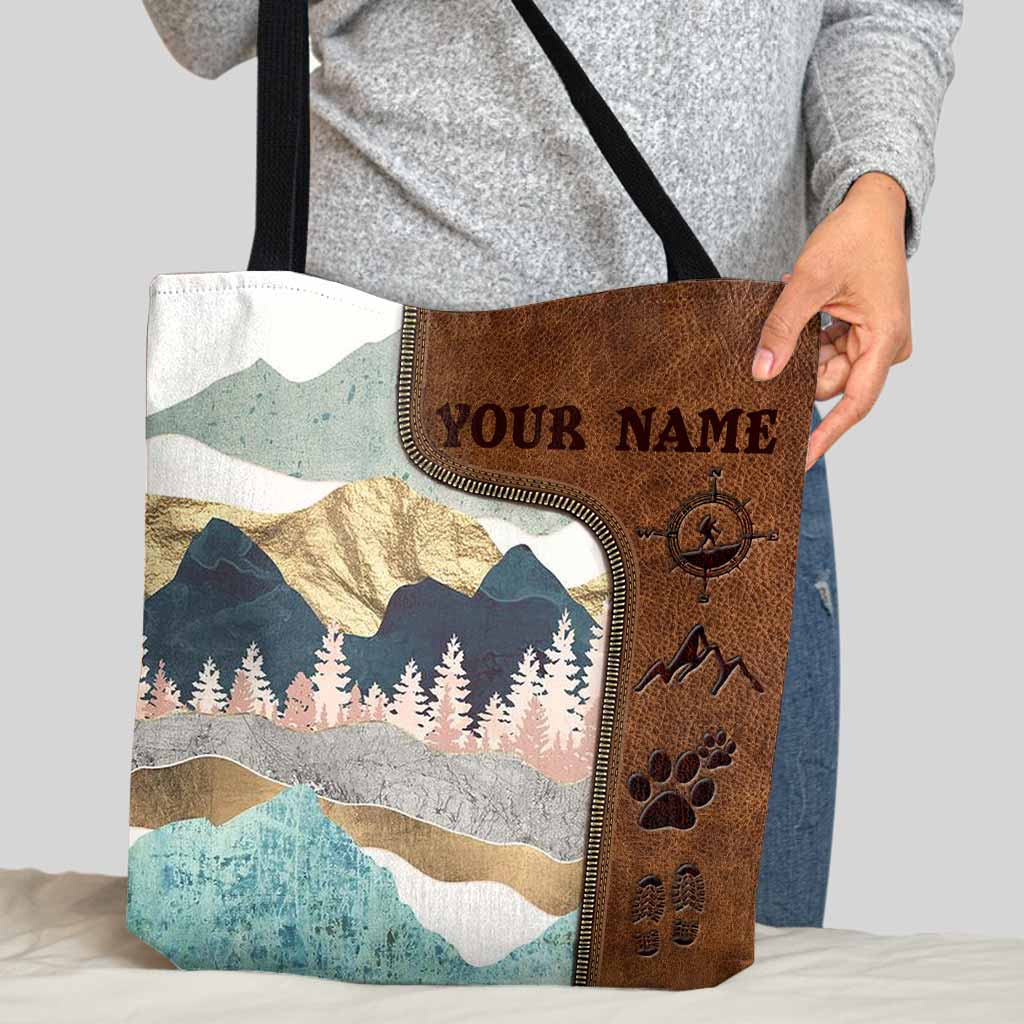 Love Hiking Personalized Tote Bag