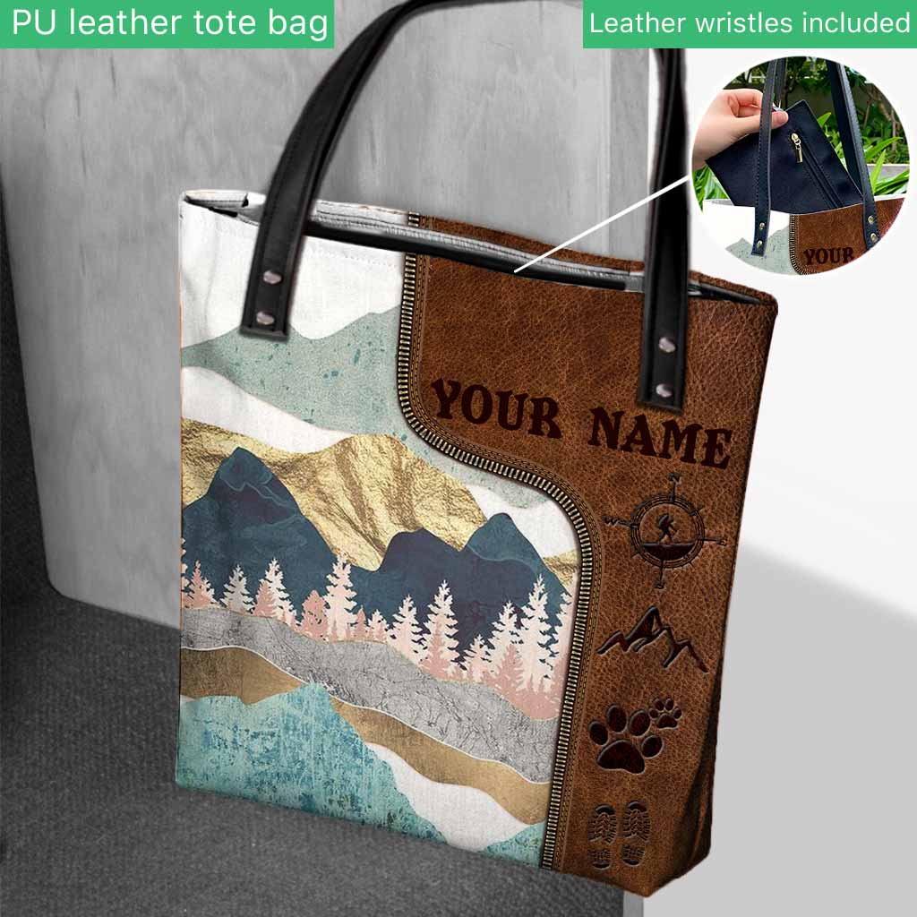 Love Hiking Personalized Tote Bag
