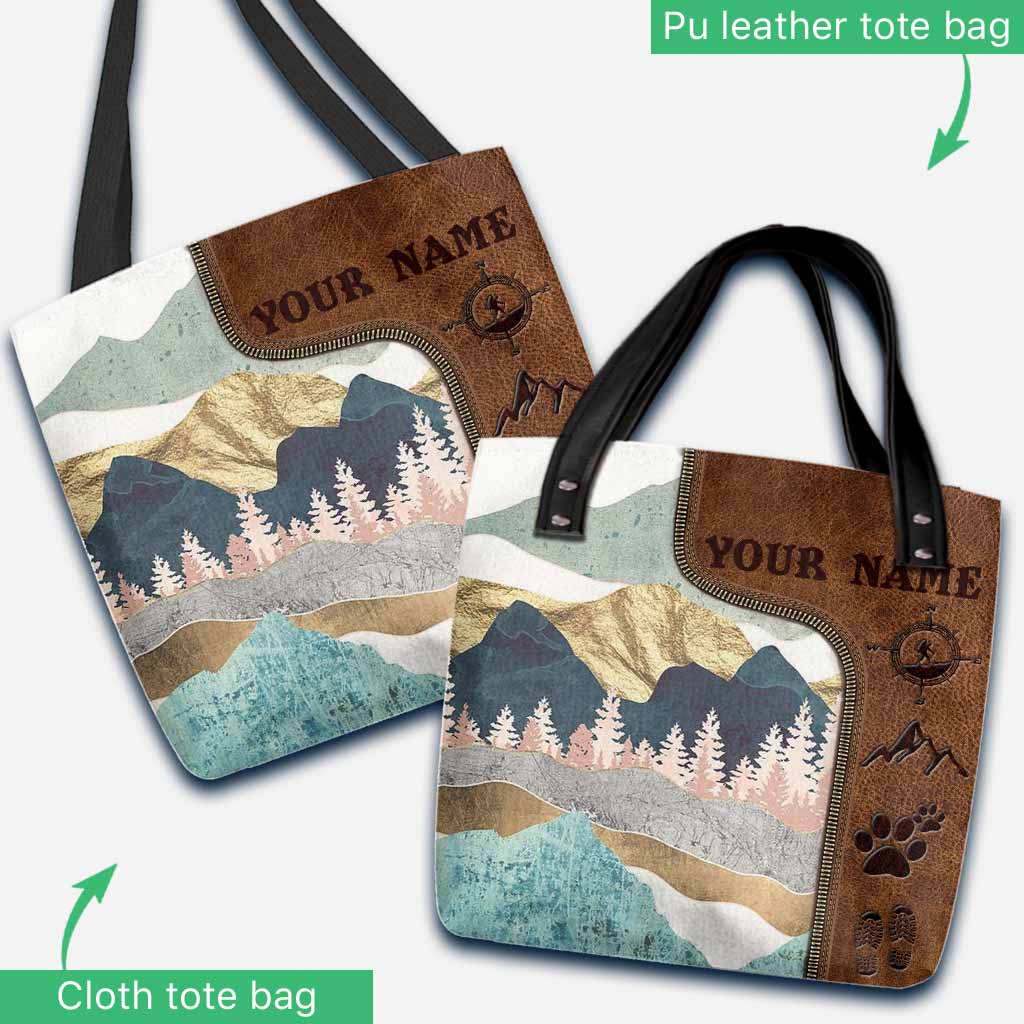 Love Hiking Personalized Tote Bag