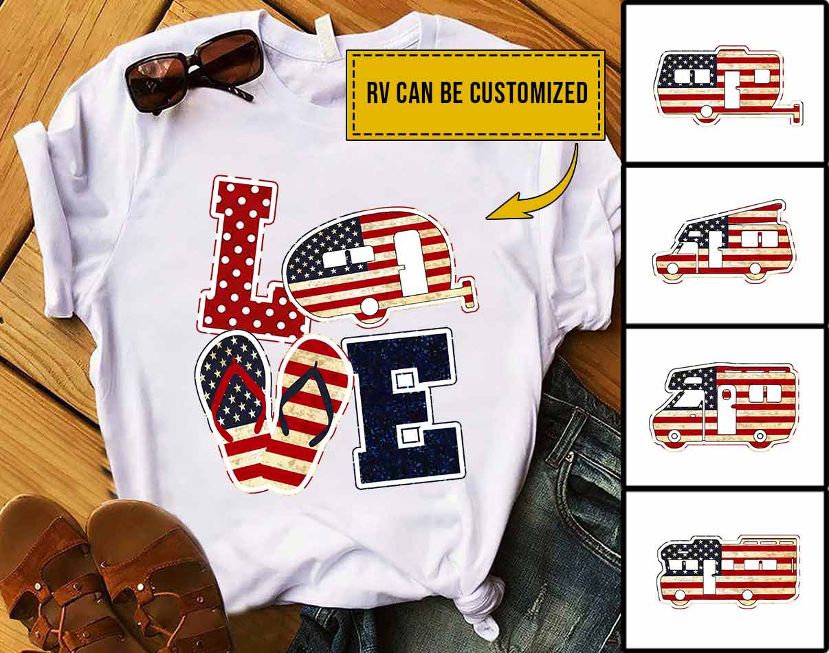 T-shirt et sweat à capuche personnalisés « J’adore le camping »