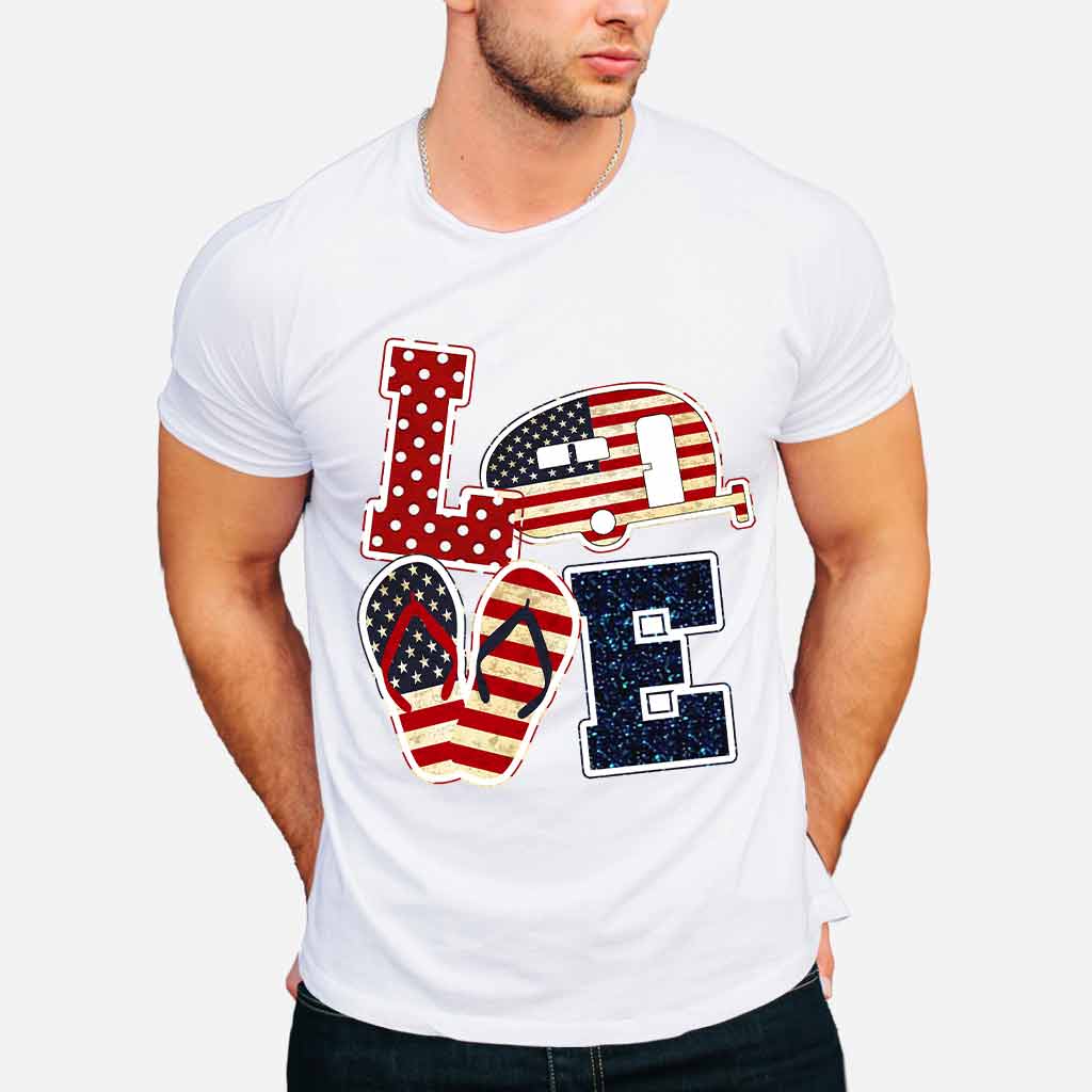 T-shirt et sweat à capuche personnalisés « J’adore le camping »