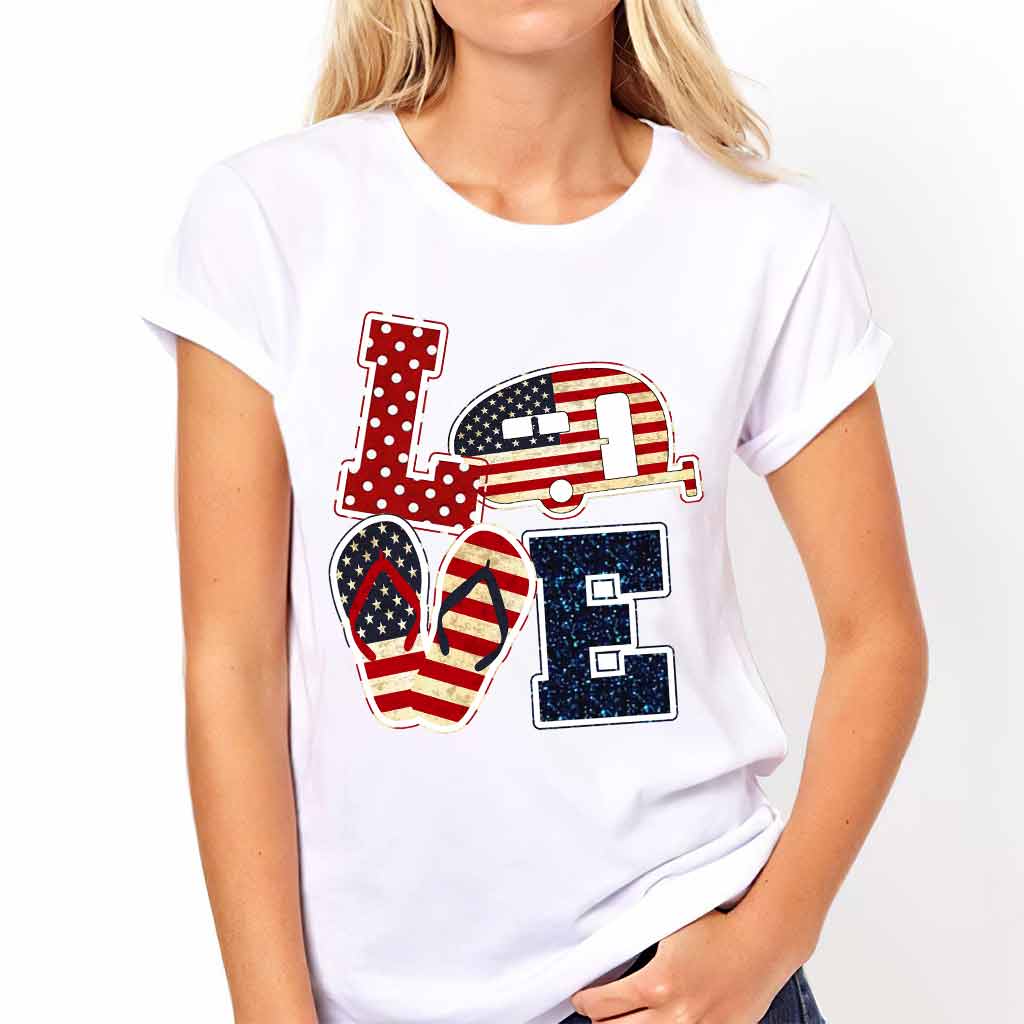 T-shirt et sweat à capuche personnalisés « J’adore le camping »