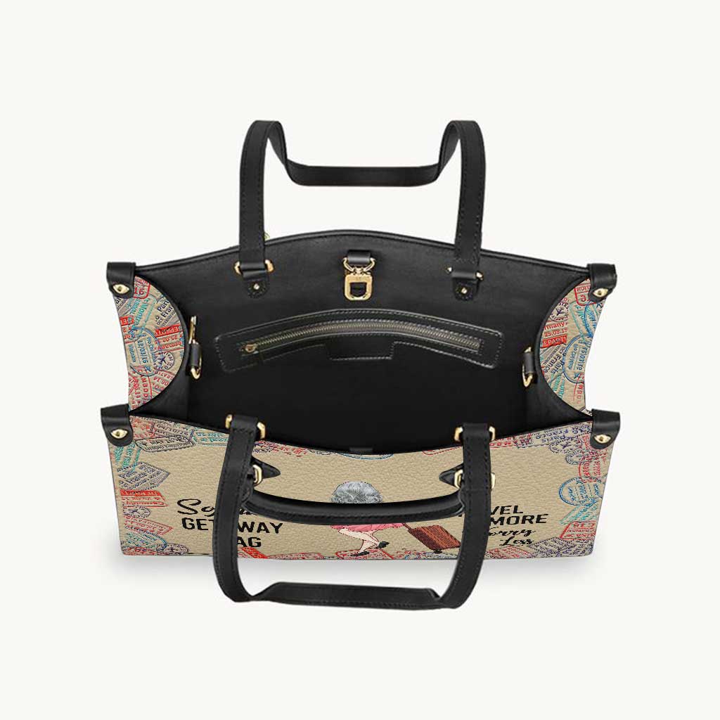 Sac d'escapade - Sac à main de voyage personnalisé en cuir