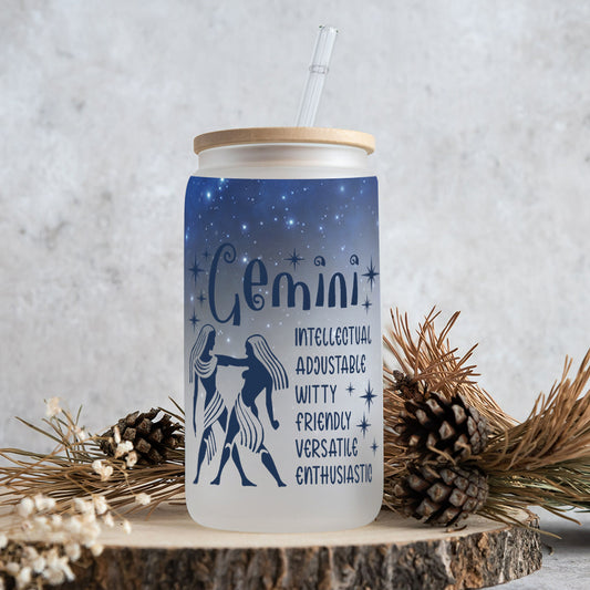 Zodiac Denim - Verre à cocktail personnalisé avec horoscope