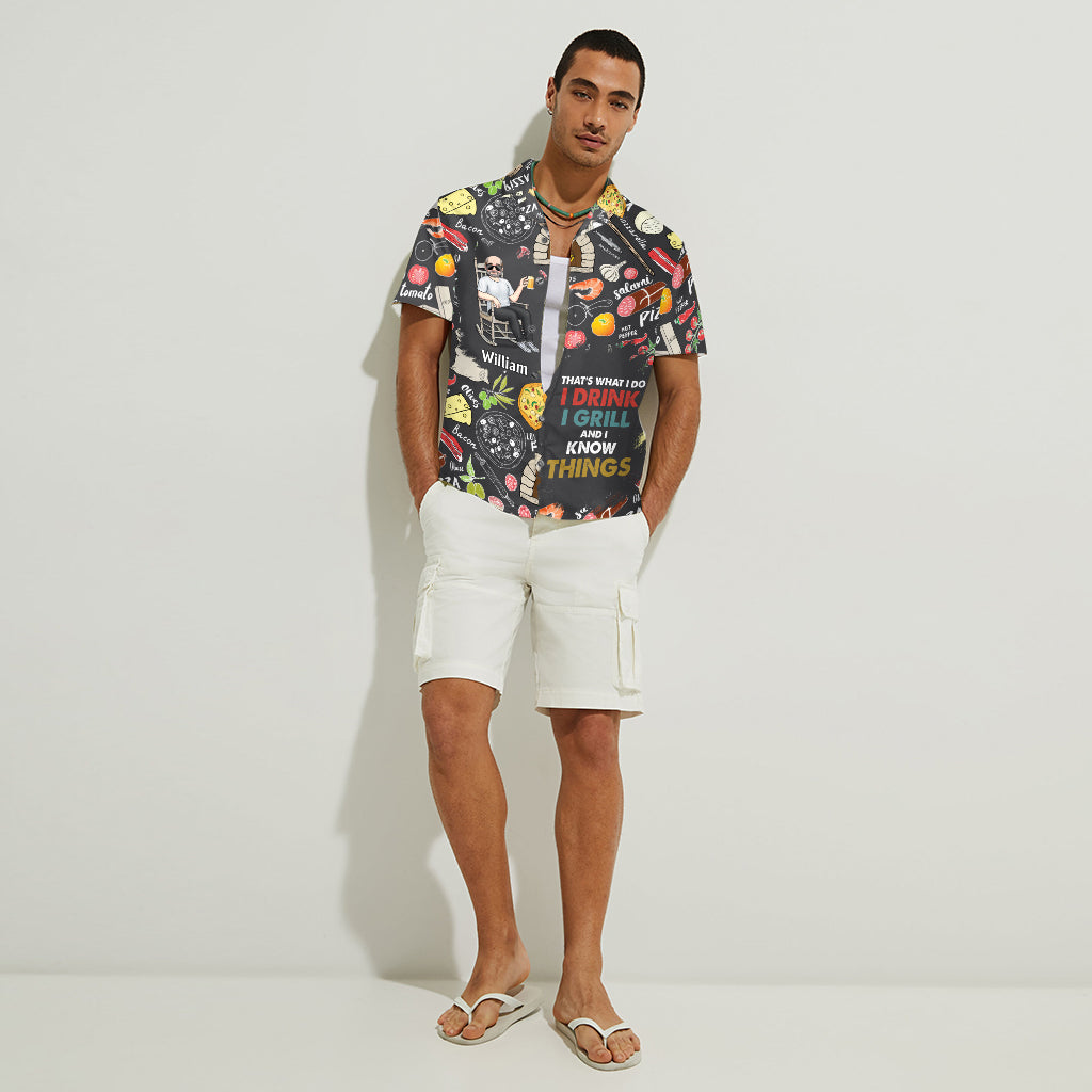 That's What I Do - Personalized Father Hawaiian Shirt