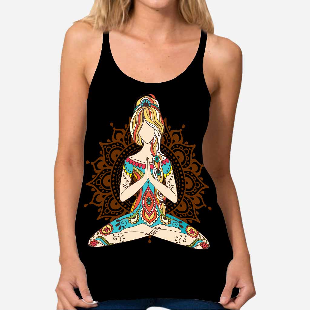 Namaste Cross Tank Top