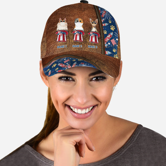 Joyeux 4 juin ! Casquette classique personnalisée avec chat