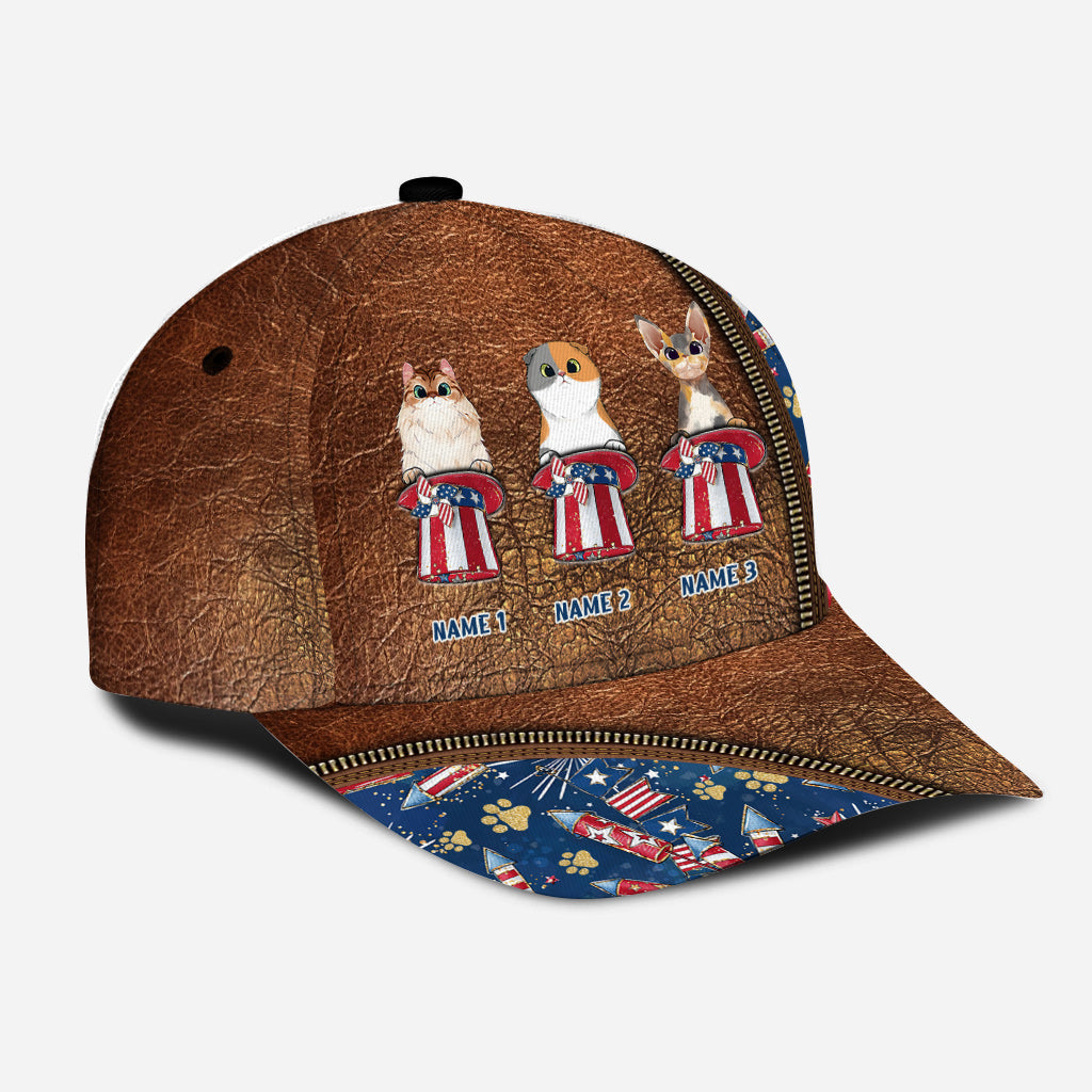 Joyeux 4 juin ! Casquette classique personnalisée avec chat