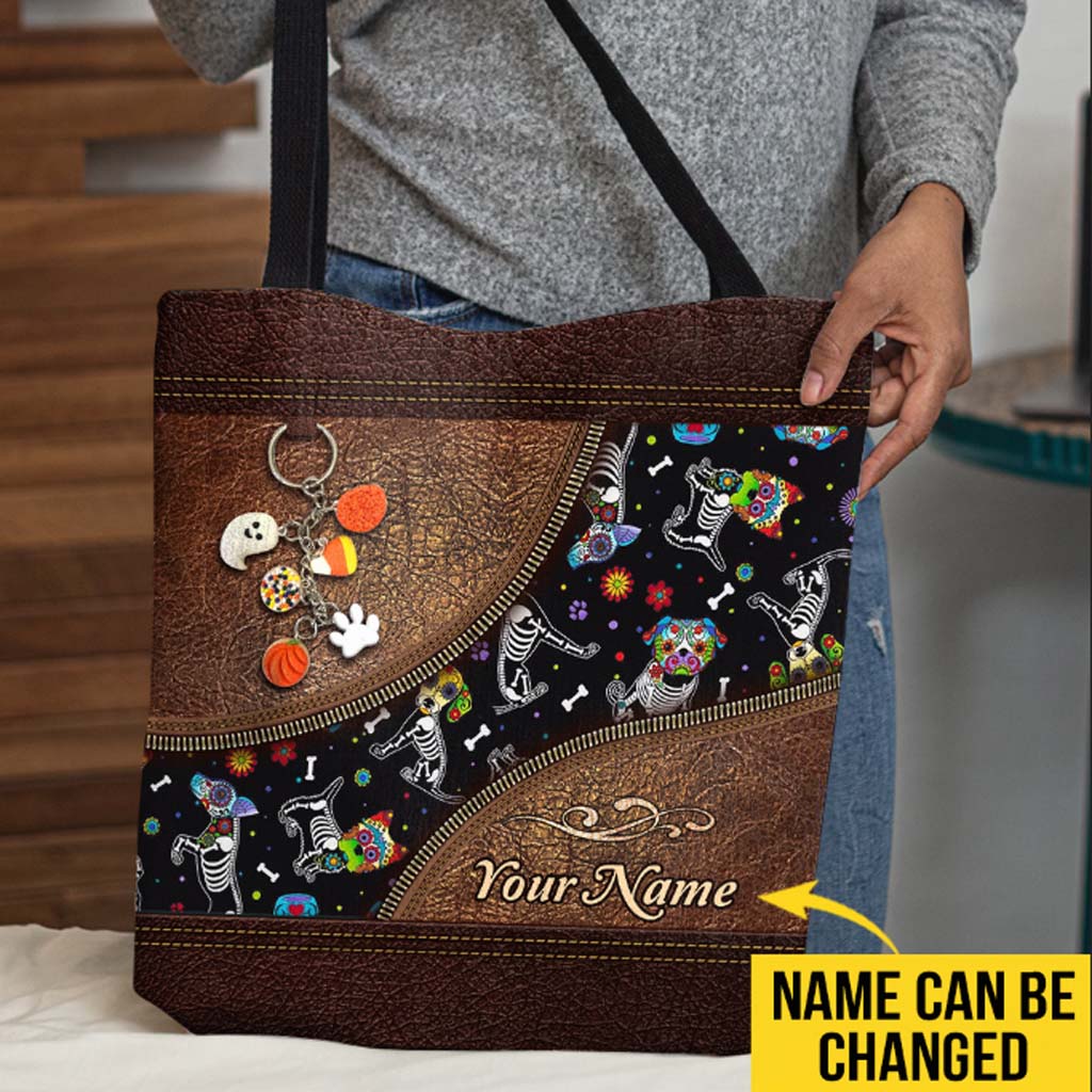 Sac fourre-tout personnalisé Halloween pour chien