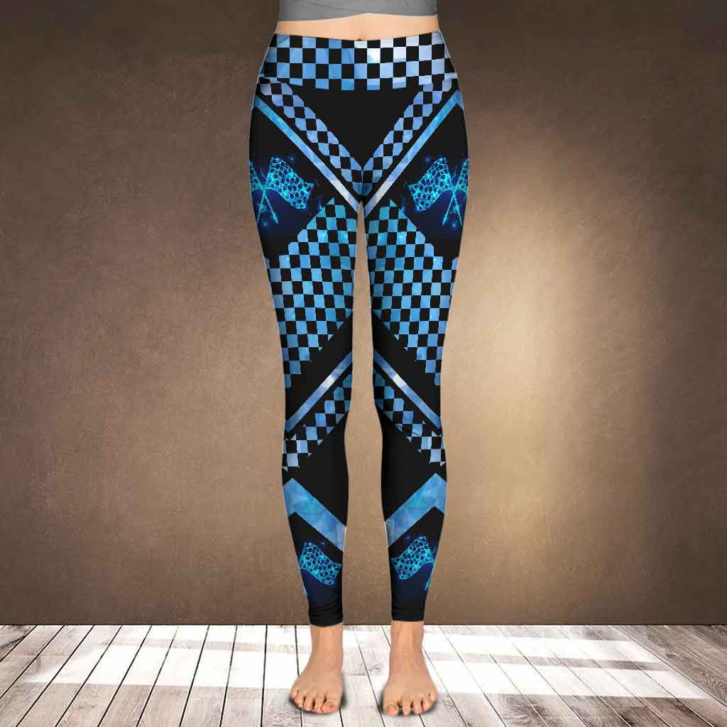 Leggings Racing Girl Polygon