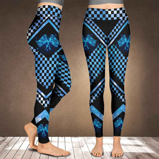 Leggings Racing Girl Polygon