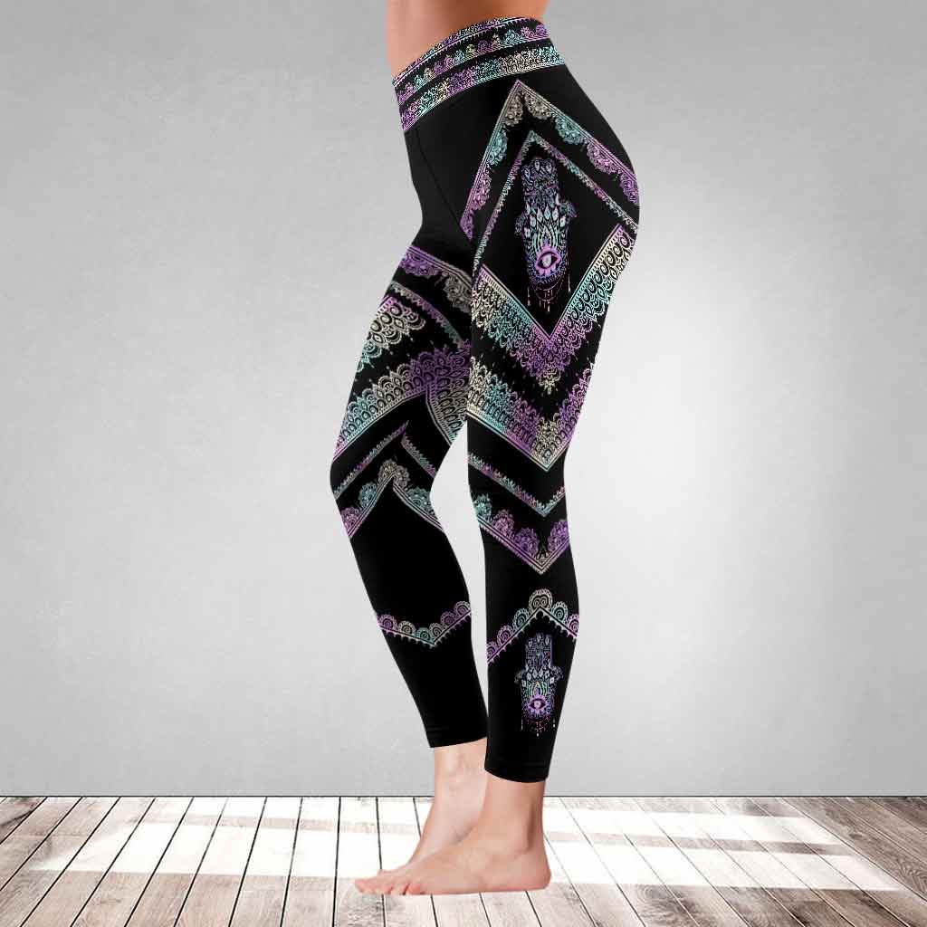 Leggings Namaste Hamsa Amulette Leggings