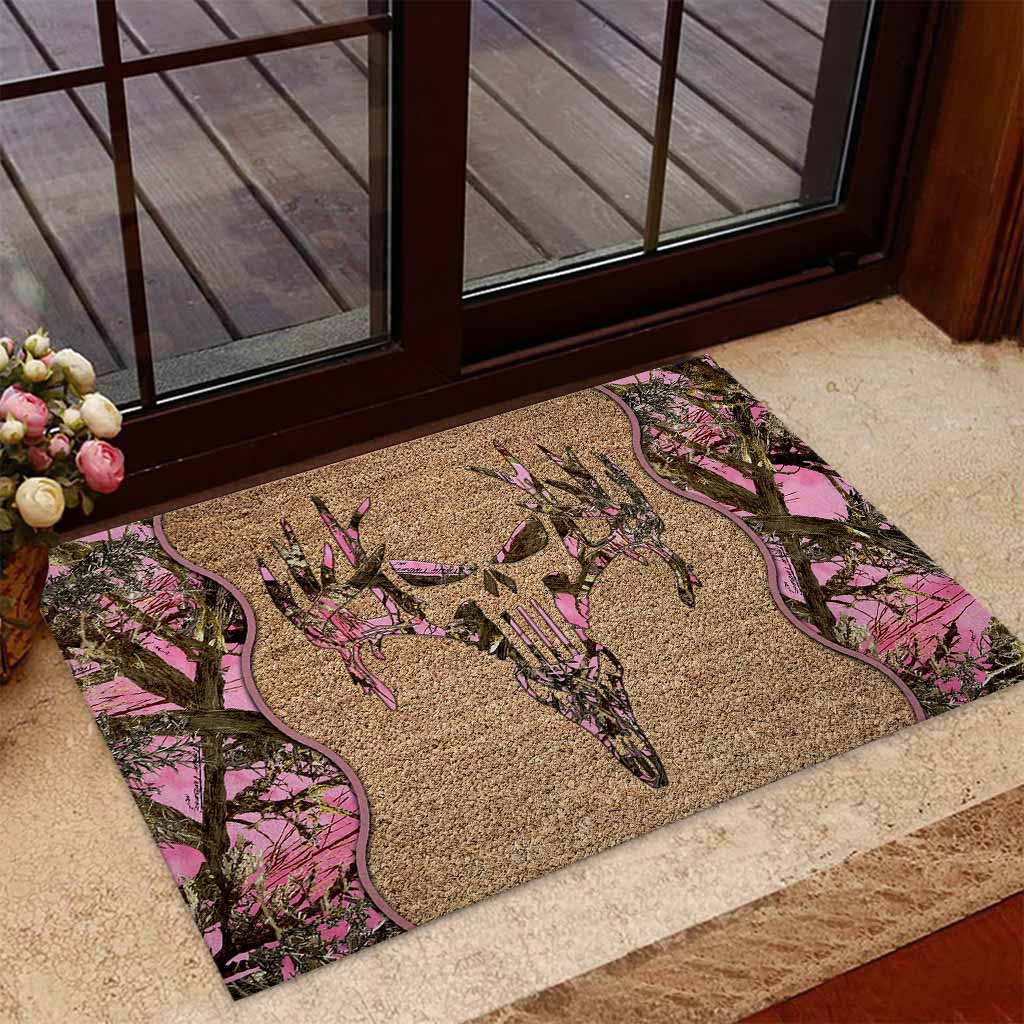 Hunting Coir Pattern Print Doormat