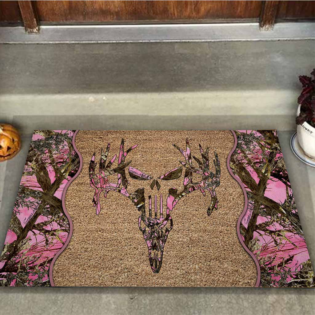 Hunting Coir Pattern Print Doormat