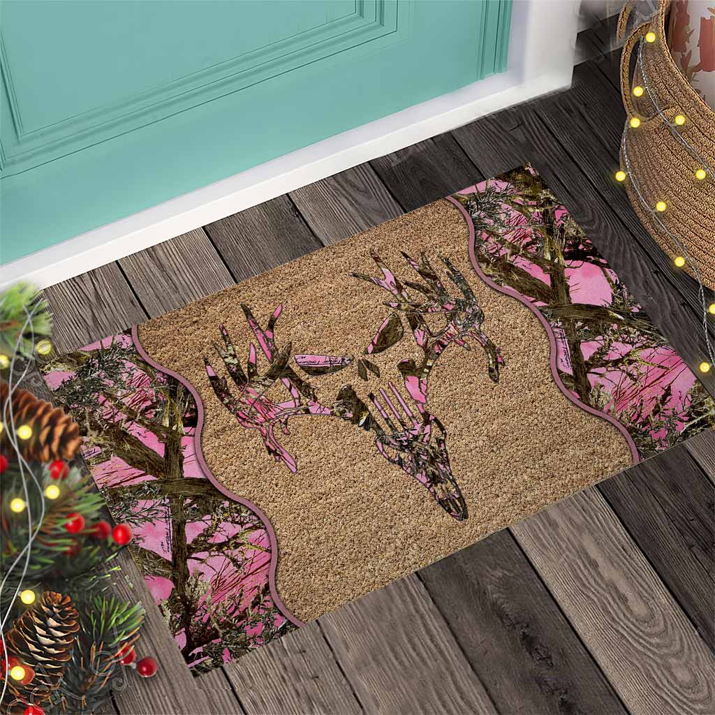 Hunting Coir Pattern Print Doormat