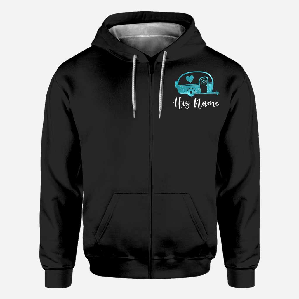 Camper King Camper Queen - T-shirt et sweat à capuche personnalisés sur le thème du camping