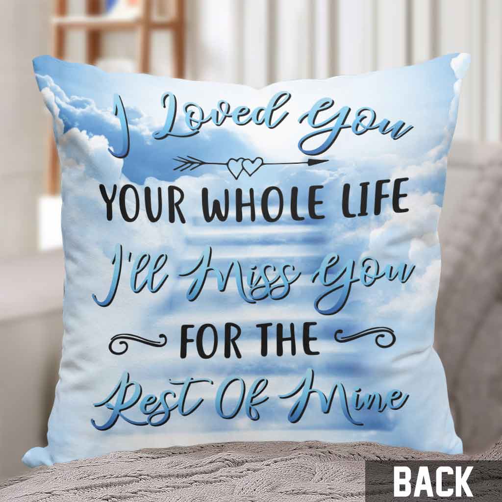 I'm A Proud Wife Memorial - Personalized Couple Throw Pillow