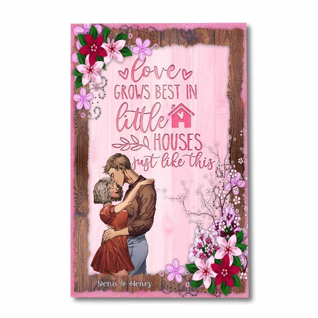 Mon endroit préféré au monde - Affiche personnalisée pour couples