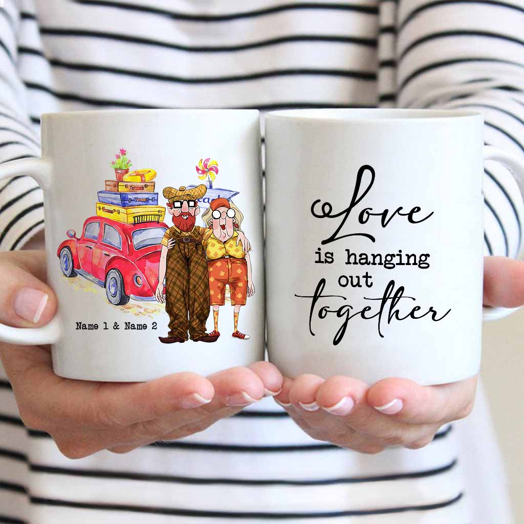 L'amour, c'est passer du temps ensemble - Mug personnalisé pour couple