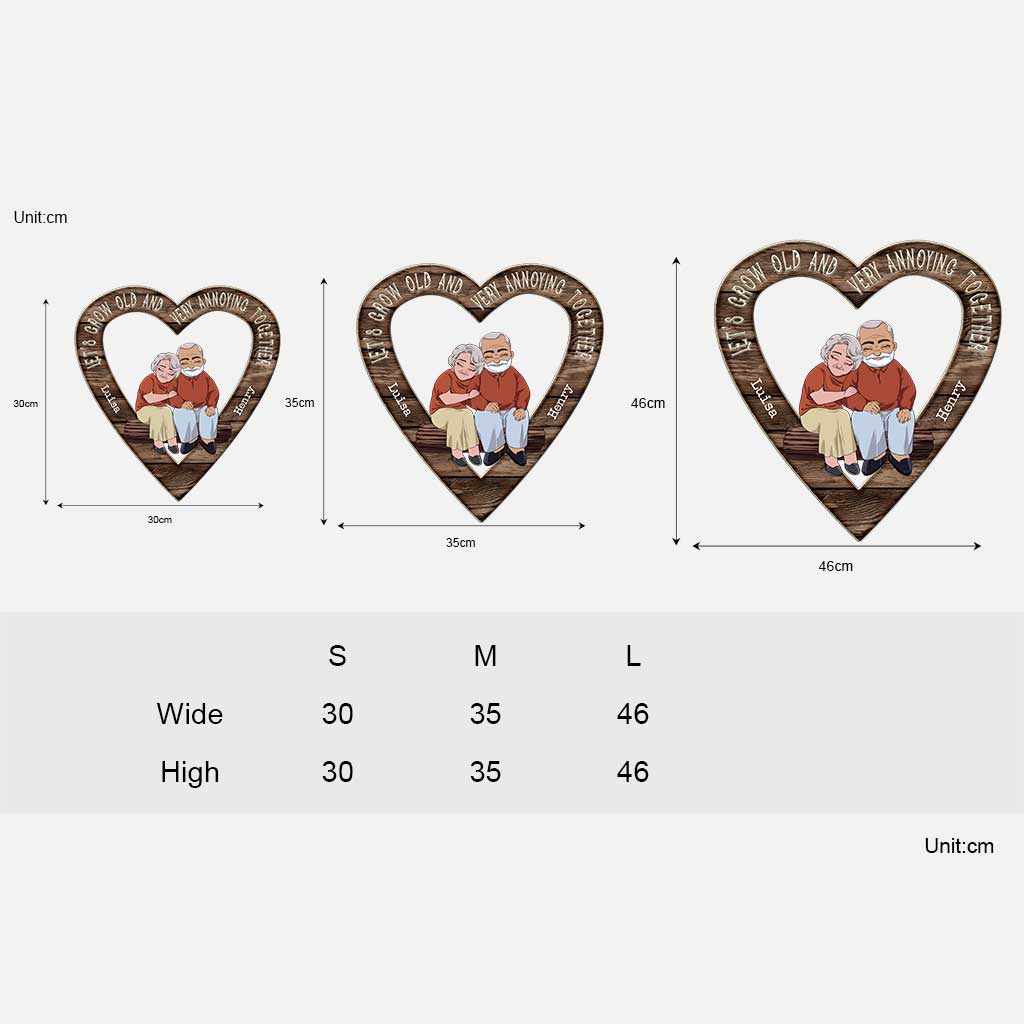 Dieu a béni le chemin difficile - Panneau en bois personnalisé pour couple