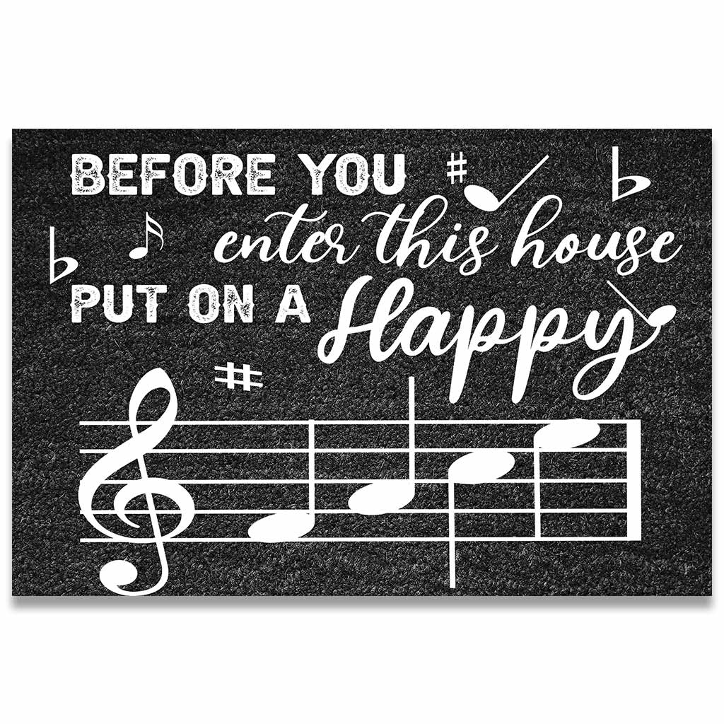 Before You Enter This House - Piano Doormat