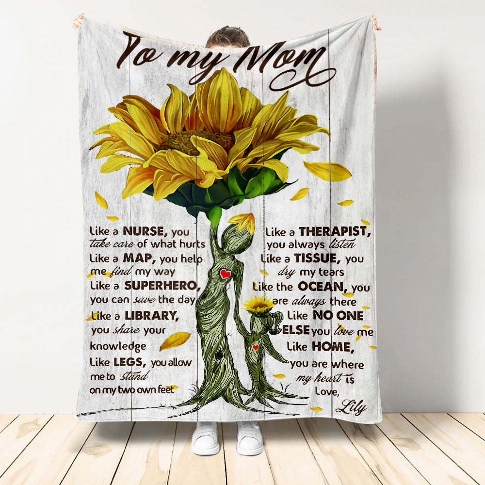 À ma maman - Couverture personnalisée pour maman
