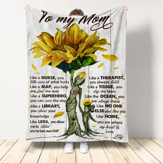 À ma maman - Couverture personnalisée pour maman