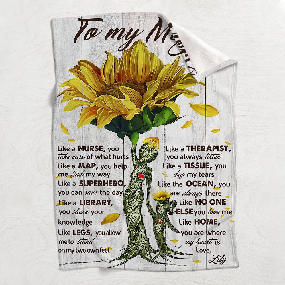 À ma maman - Couverture personnalisée pour maman