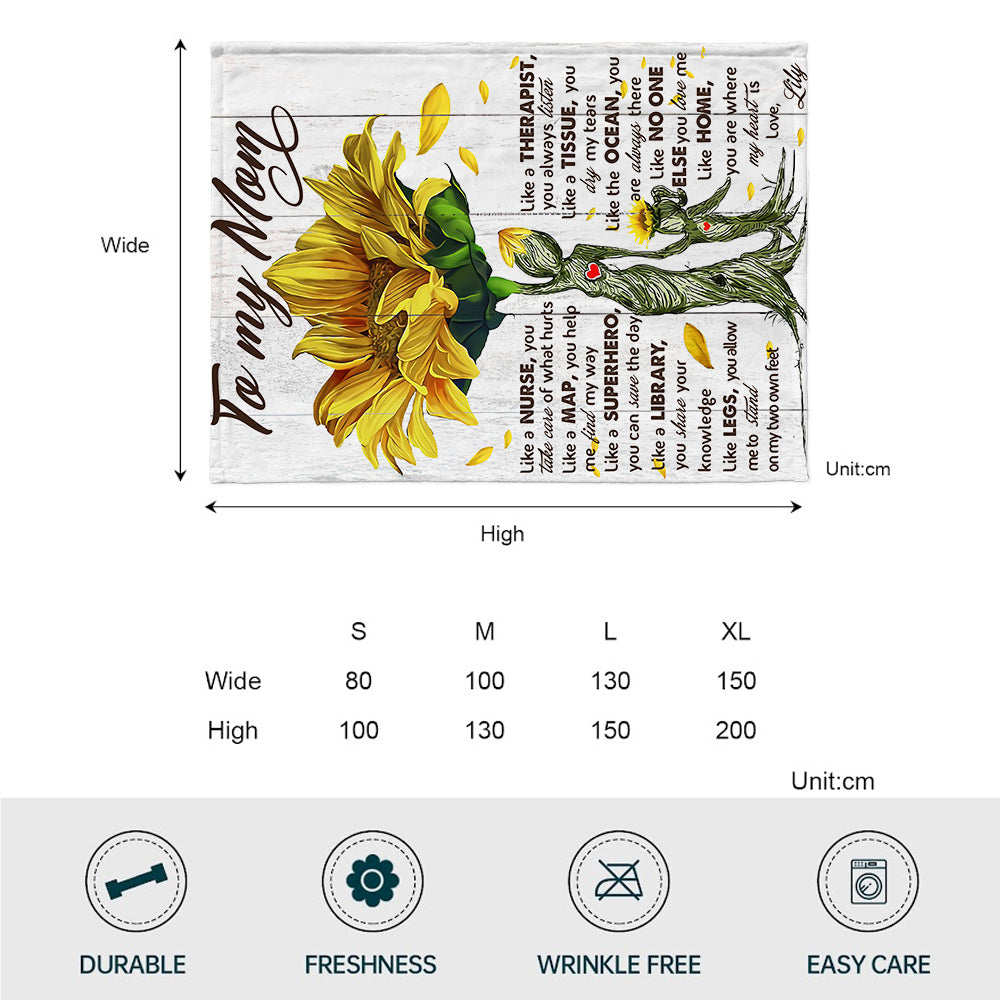 À ma maman - Couverture personnalisée pour maman