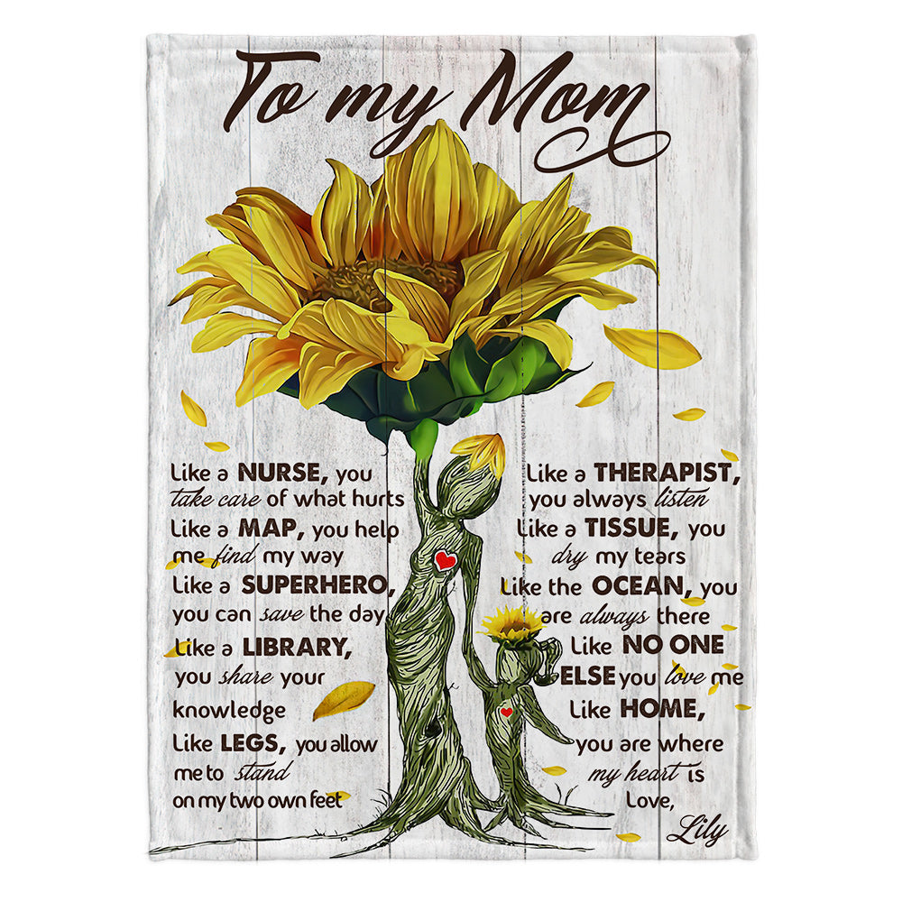 À ma maman - Couverture personnalisée pour maman