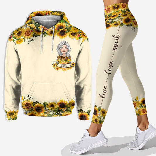 Ensemble de voyage - Sweat à capuche et legging personnalisés pour la fête des mères