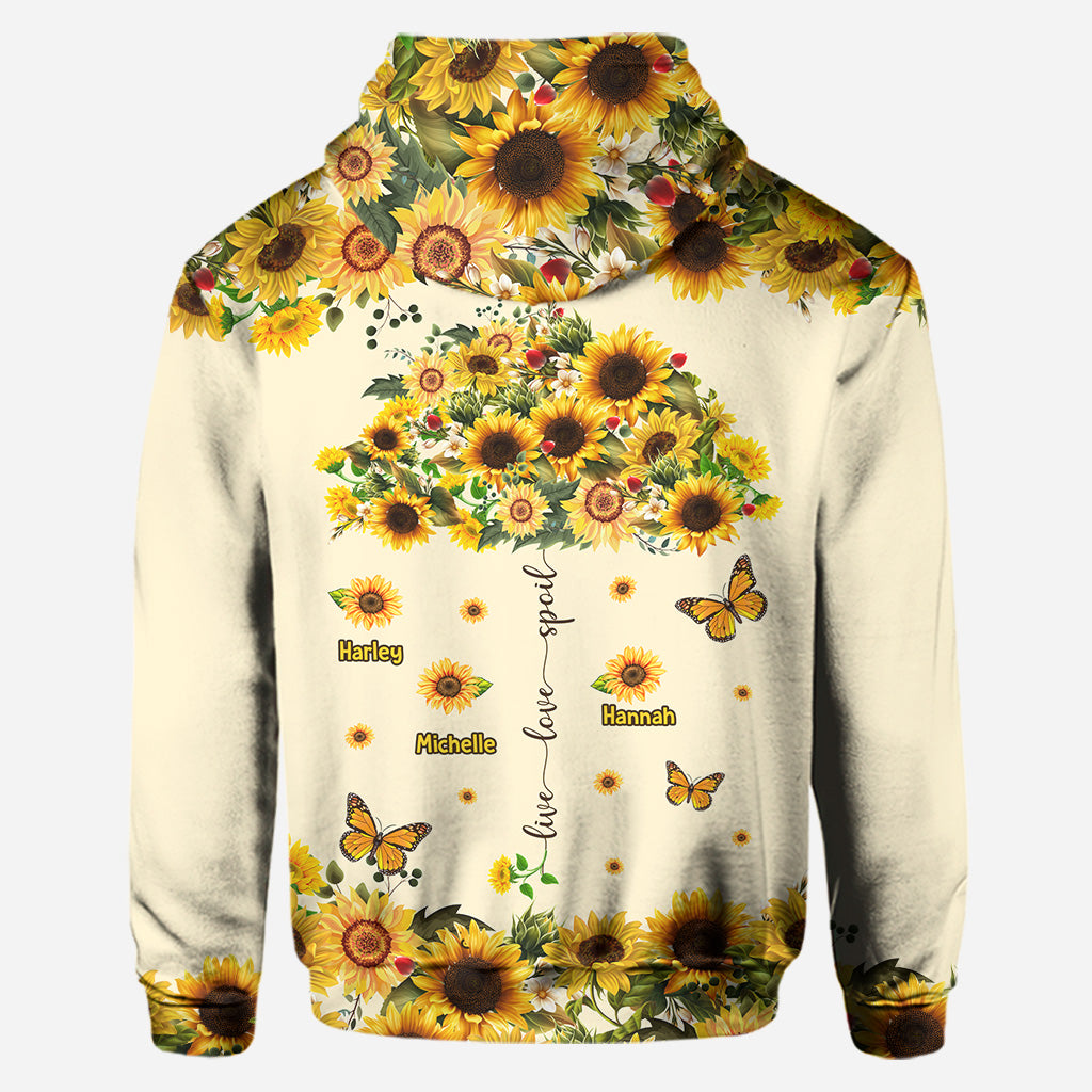 Travel Set - Personalized Mother's Day Grandma Hoodie and Leggings