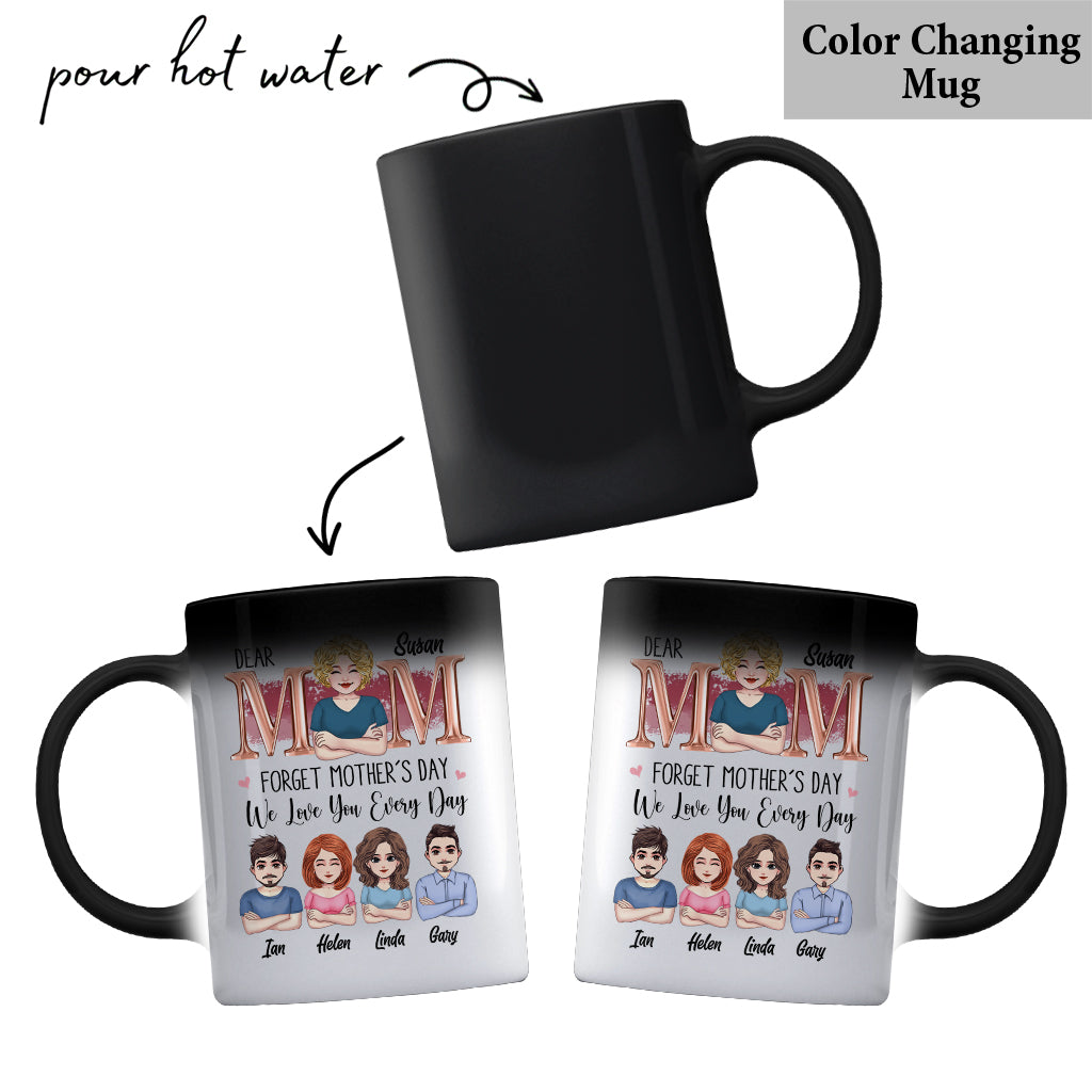 Nous t'aimons chaque jour - Mug personnalisé pour maman