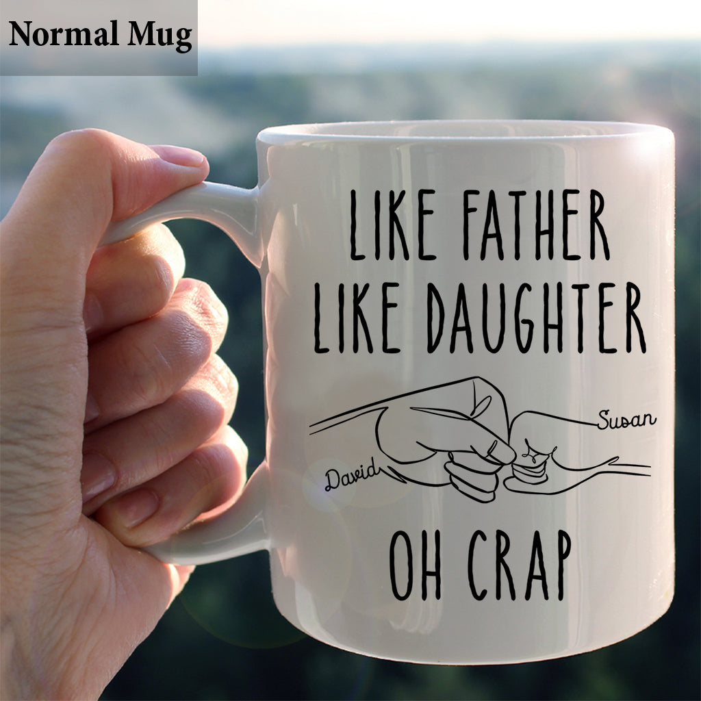 Telle mère, telle fille - Mug personnalisé pour papa