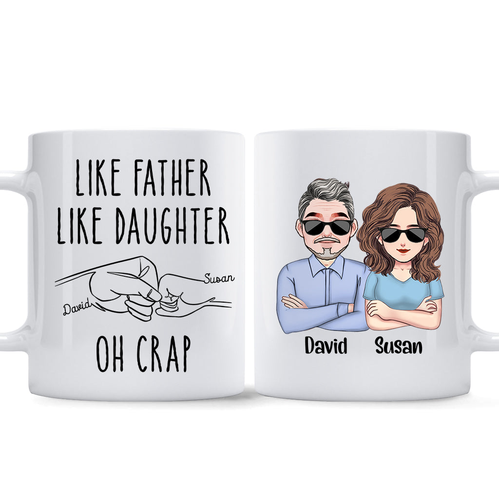 Telle mère, telle fille - Mug personnalisé pour papa