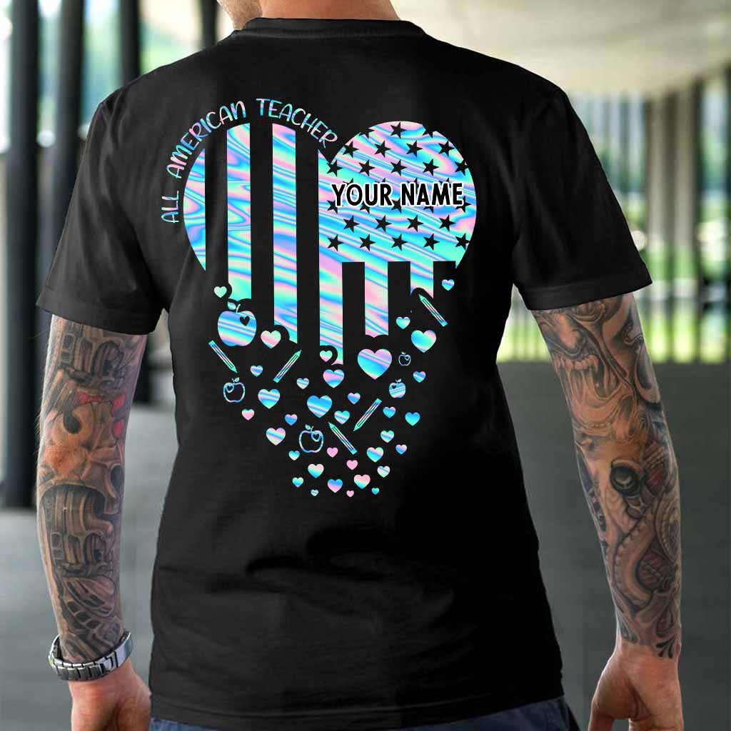 Professeur fier - T-shirt et sweat à capuche personnalisés pour la fête de l'indépendance