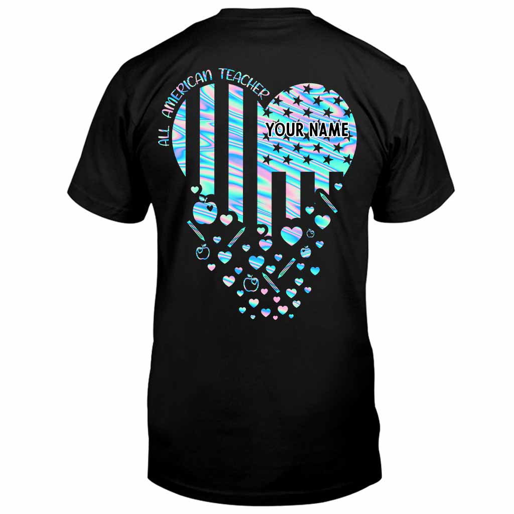 Professeur fier - T-shirt et sweat à capuche personnalisés pour la fête de l'indépendance