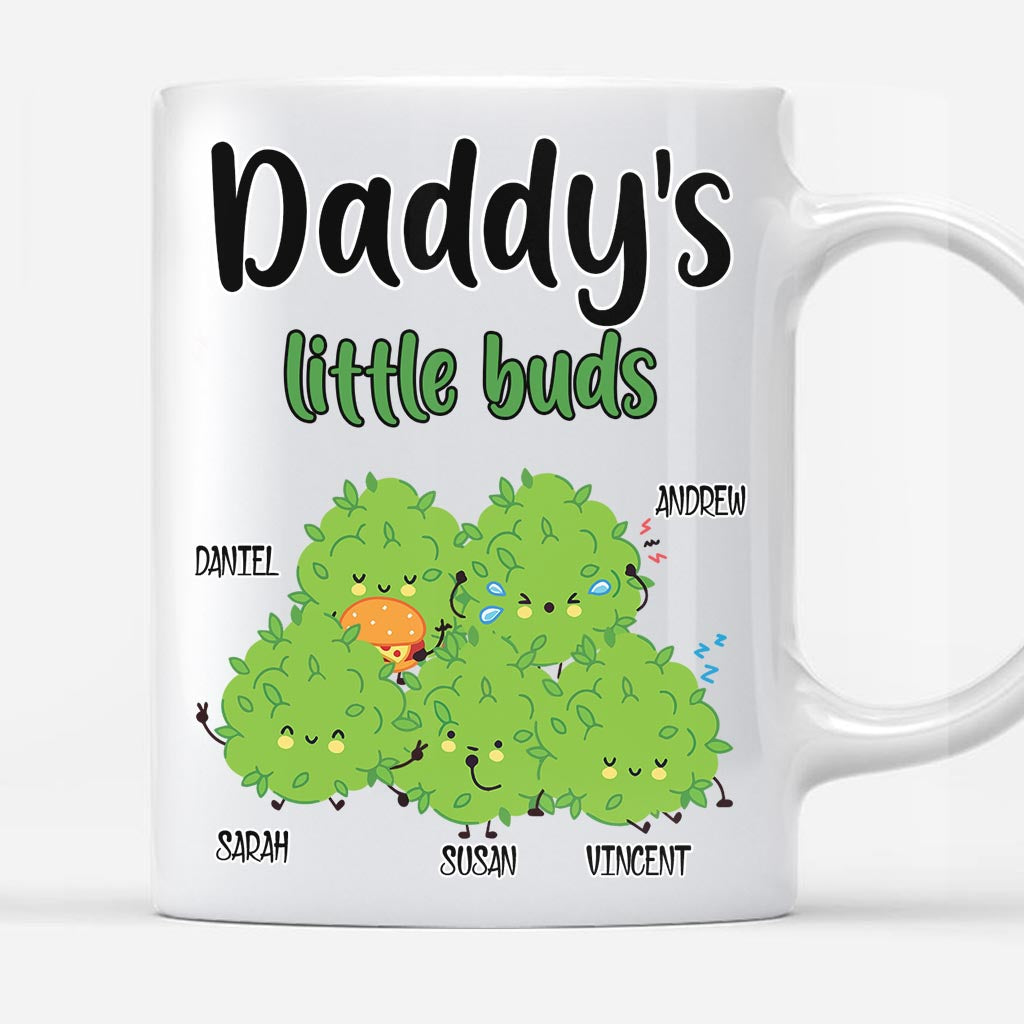 Les petits bourgeons de papa - Mug à cannabis personnalisé