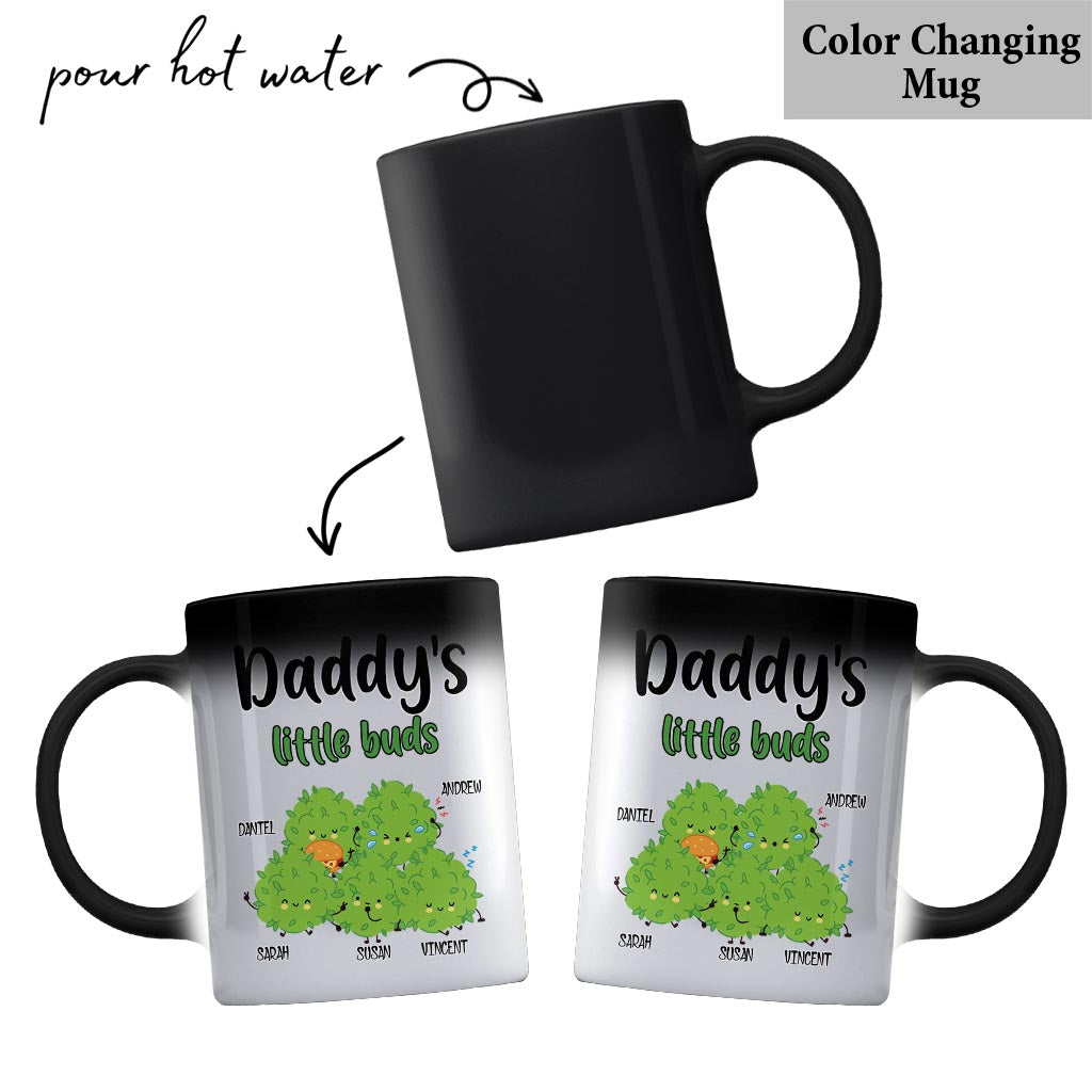 Les petits bourgeons de papa - Mug à cannabis personnalisé