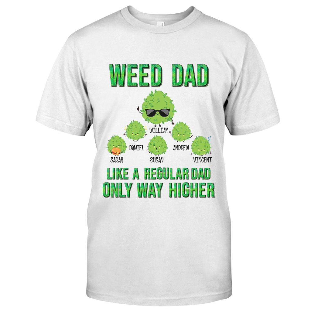 Papa Défoncé - T-shirt et sweat à capuche personnalisés sur le thème du cannabis