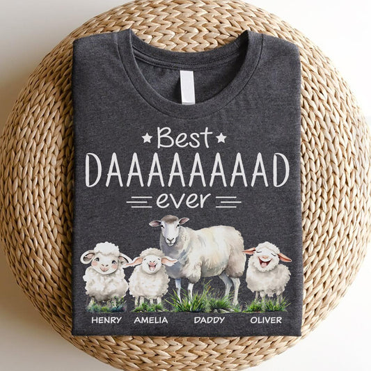 Meilleur papa, meilleure maman du monde - Cadeau pour papa et maman - T-shirt et sweat à capuche personnalisés