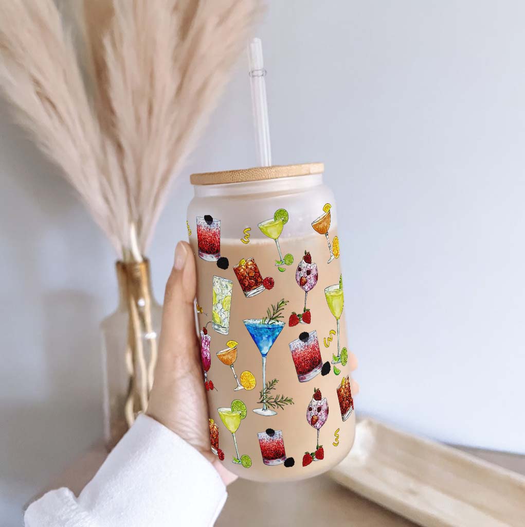 Ambiance estivale - Verre à cocktail personnalisé