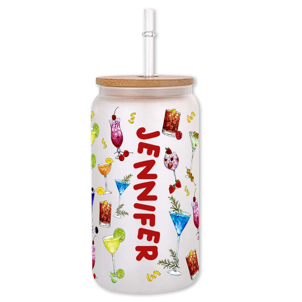 Ambiance estivale - Verre à cocktail personnalisé