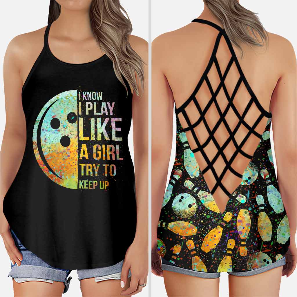 Joue comme une fille - Débardeur Bowling Cross