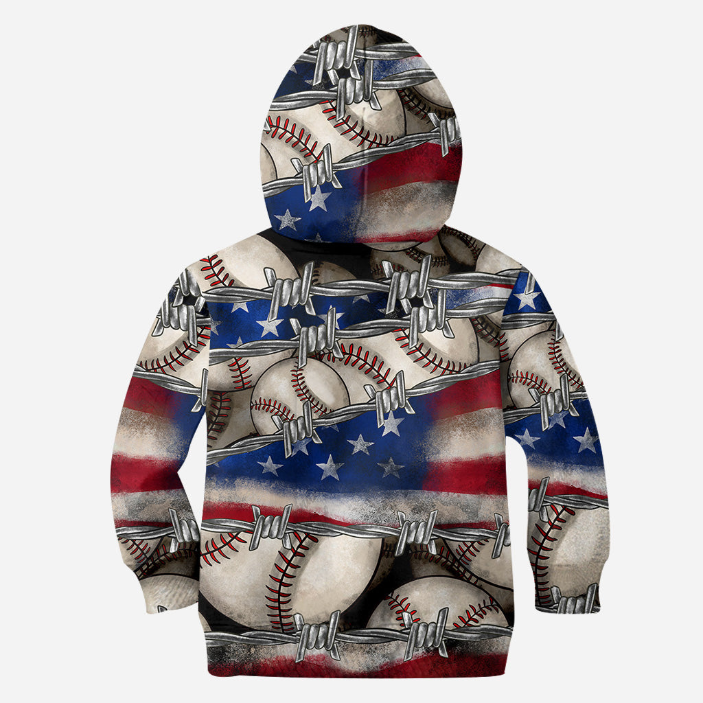 All-American Proud - Personalized Baseball All Over Shirt