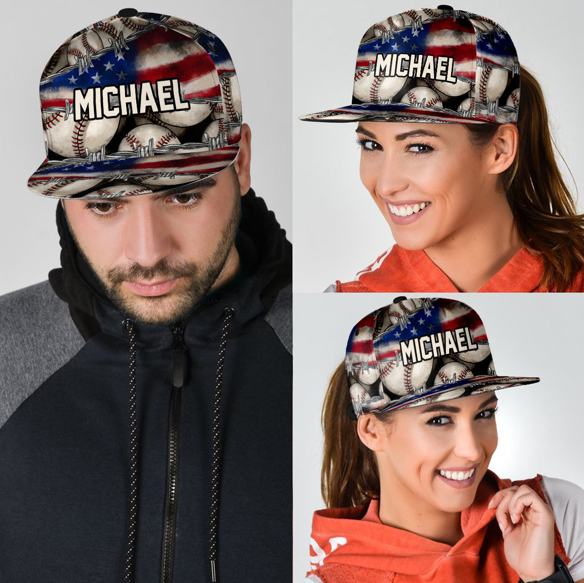 Flag Bearer - Personalized Baseball Snapback