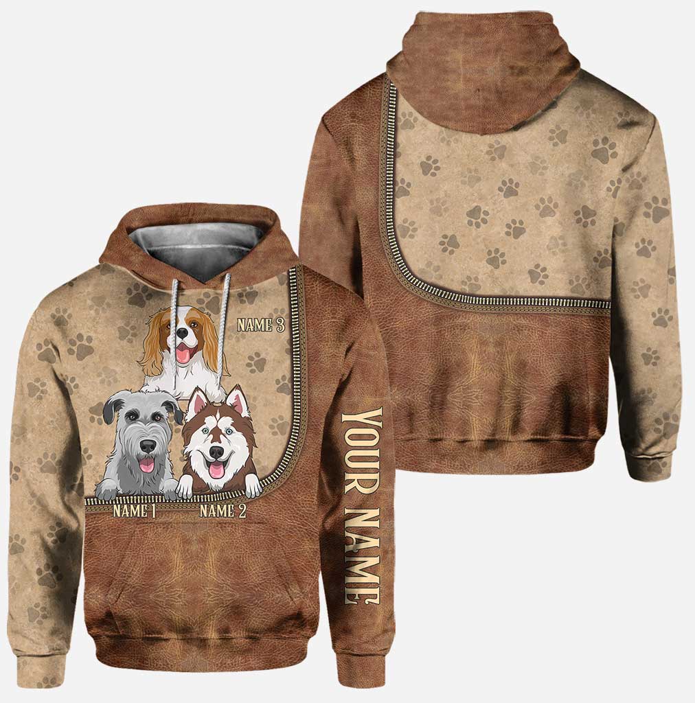 La vie est plus belle avec des chiens - Sweat à capuche et leggings personnalisés