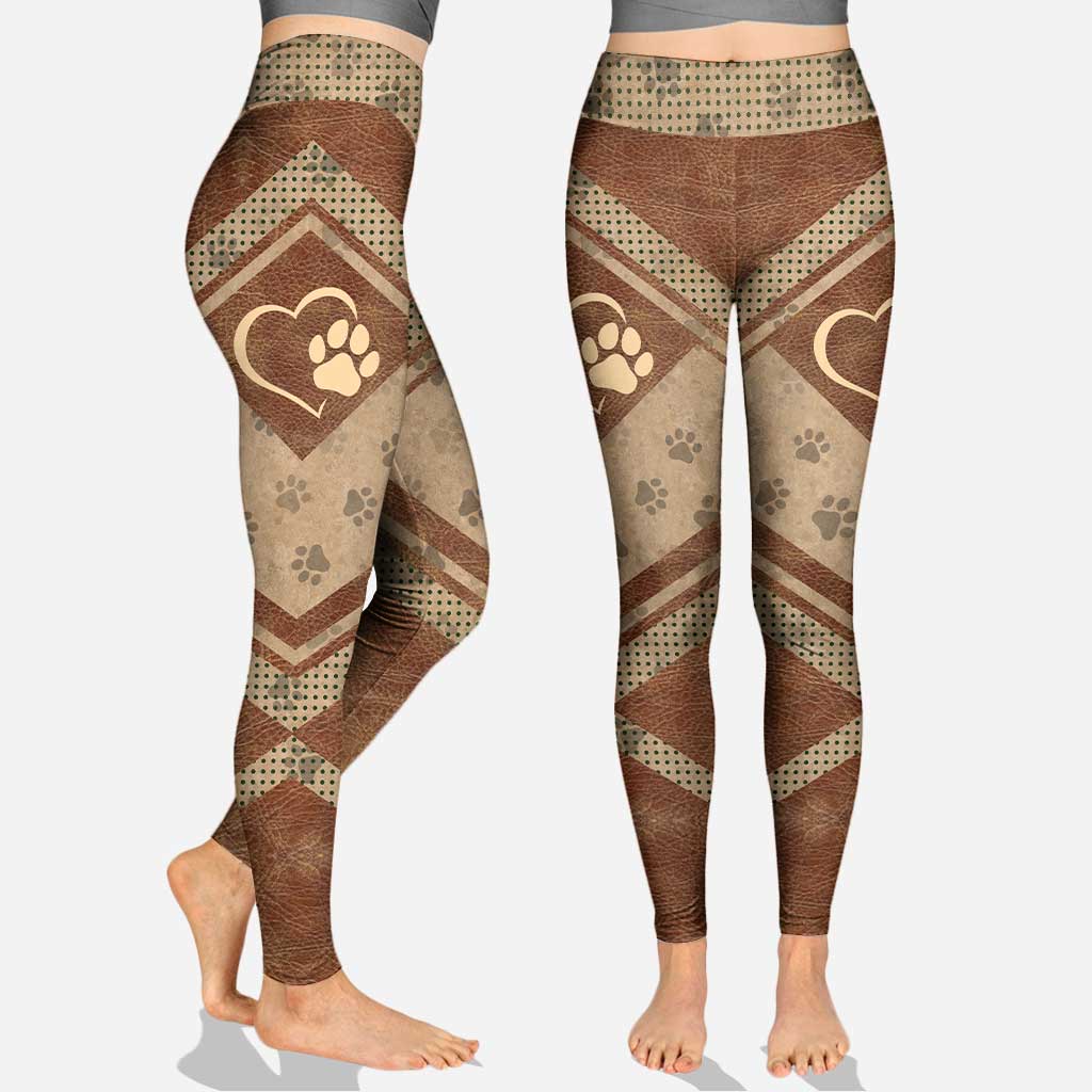 La vie est plus belle avec des chiens - Sweat à capuche et leggings personnalisés