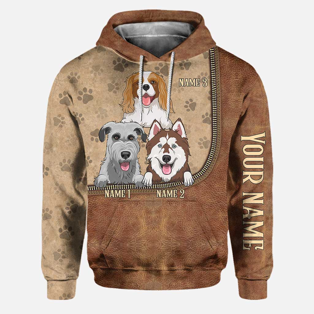 La vie est plus belle avec des chiens - Sweat à capuche et leggings personnalisés